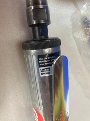 Pneumatic Die Grinder, Craftsman Toolbox and accessories