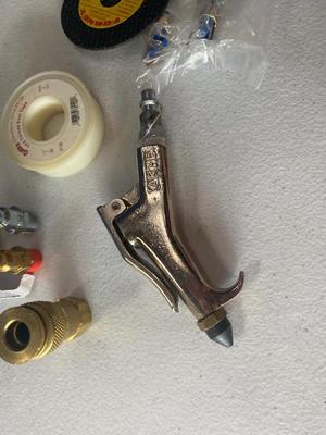 Pneumatic Die Grinder, Craftsman Toolbox and accessories