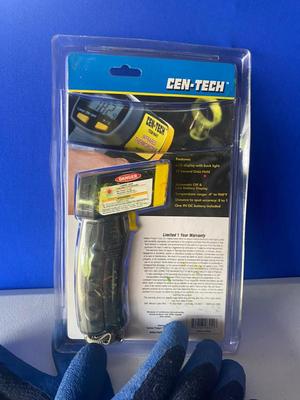 Temp Gun and Gloves