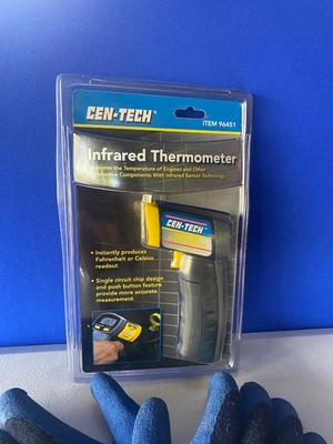 Temp Gun and Gloves