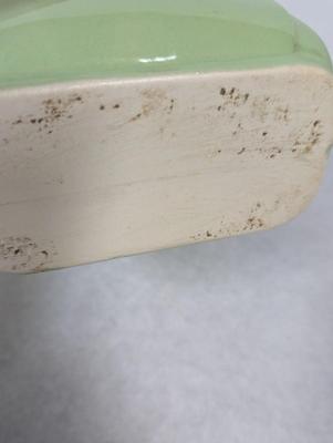 Vintage Green Pottery Vase