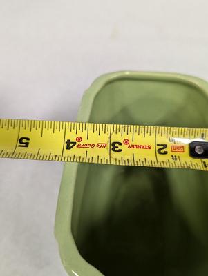 Vintage Green Pottery Vase