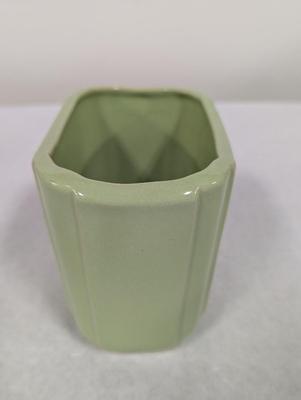 Vintage Green Pottery Vase