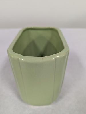 Vintage Green Pottery Vase