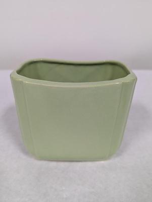 Vintage Green Pottery Vase