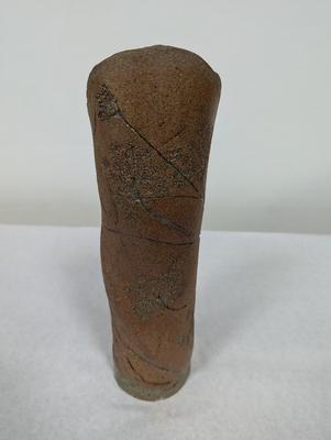 Artistic Etched Pottery Vase Signed Sue H. Fall 90