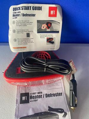 12v Auto Heater/Defroster with Light