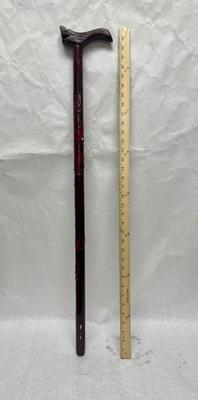 Carved Head Walking Cane