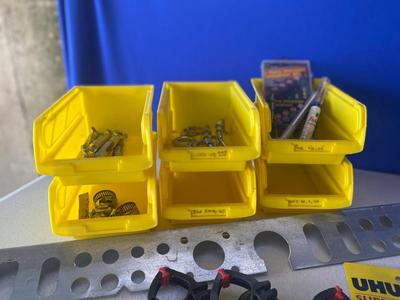 Organizer Bins with Hardware and What Not along with other Goods!