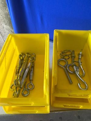 Organizer Bins with Hardware and What Not along with other Goods!
