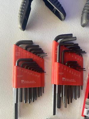 Allen Wrenches, 5gal Bucket opener, Clamps, Zip tie gun and more!