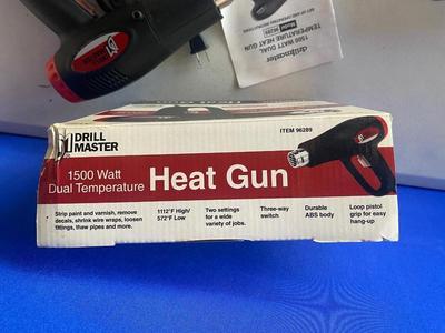 Drill Master Heat Gun and Insulated Large Gloves