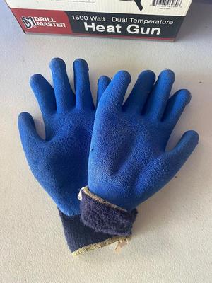 Drill Master Heat Gun and Insulated Large Gloves