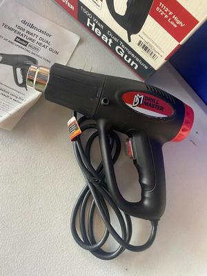 Drill Master Heat Gun and Insulated Large Gloves