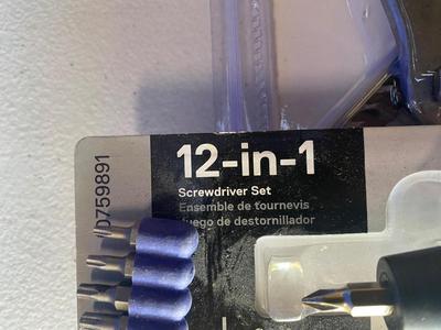 Kobalt 12-in-1 Screwdriver, Pittsburg Tounge & Groove Joint Pliers, & a Big Larry Flashlight