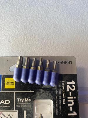 Kobalt 12-in-1 Screwdriver, Pittsburg Tounge & Groove Joint Pliers, & a Big Larry Flashlight