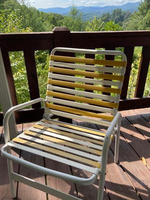 Vintage MCM Patio Chairs, Set of Four