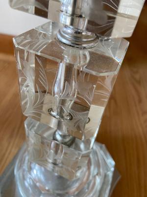 MCM Crystal Base Lamps, Pair