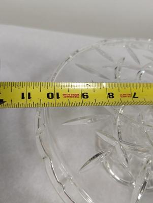 3 Glass Cake Stands (1) Gorham Lady Anne Footed