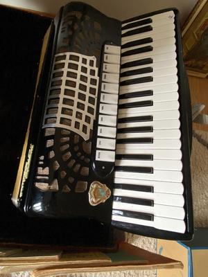 Vintage Lido Accordion and Music Books