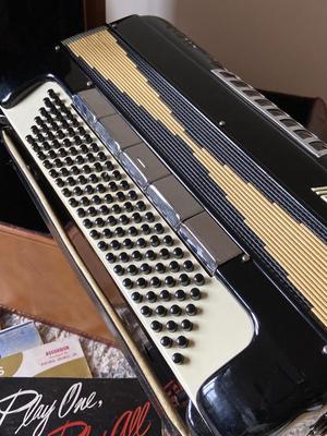 Vintage Lido Accordion and Music Books