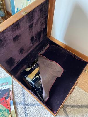 Vintage Lido Accordion and Music Books