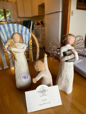 Willow Tree Figurines, Set of Three