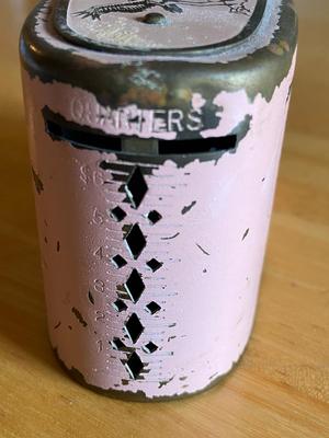 Vintage/Antique Baby Bank with Key