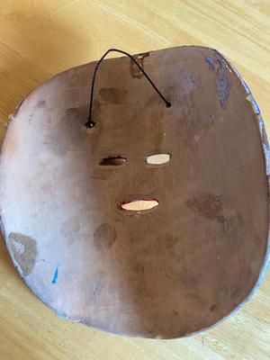 Mexican Terracotta Folk Art Face Mask