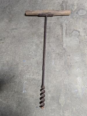 Antique T Handle Auger