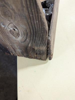 Vintage Handmade Shoe Box