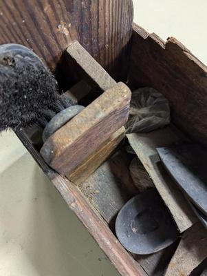 Vintage Handmade Shoe Box
