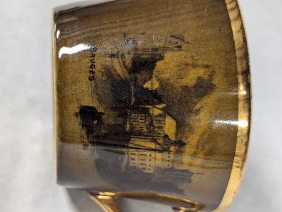 Vintage Ridgways Royal Vistas Ware Plates & Cups - Scene by Famous Artist