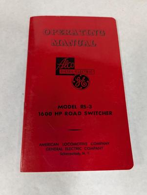 Vintage Train Operation Manuals GP38 - Model RS-3 - SD40-2