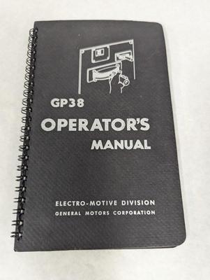 Vintage Train Operation Manuals GP38 - Model RS-3 - SD40-2