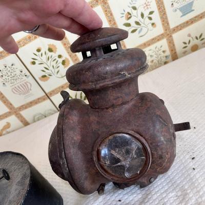 Antique metal items