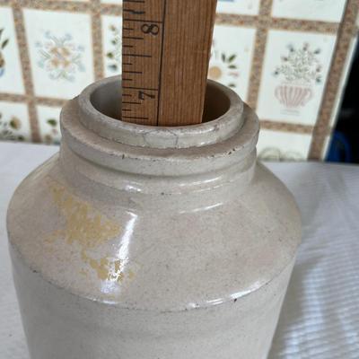 Crock fruit jar