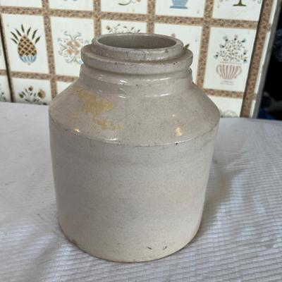 Crock fruit jar