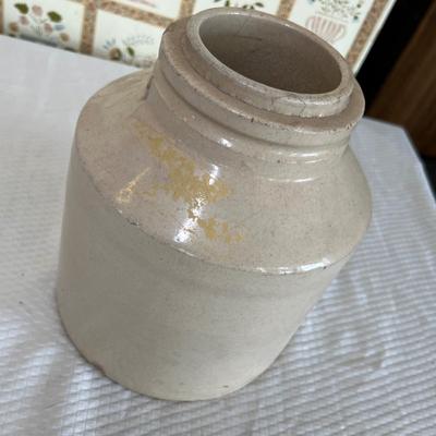 Crock fruit jar