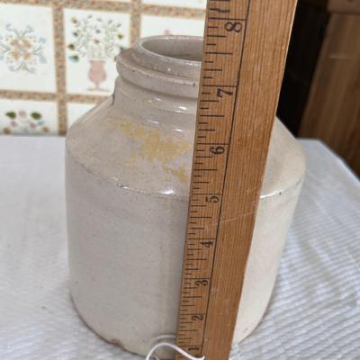 Crock fruit jar