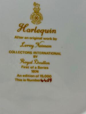 HARLEQUIN Numbered Royal Doulton Leroy Neiman Collection