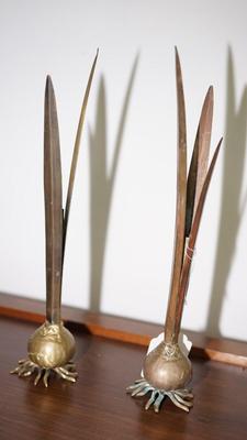 PAIR OF CLASSIC 1987 CARNEVALE ONION BULB CANDLE HOLDERS