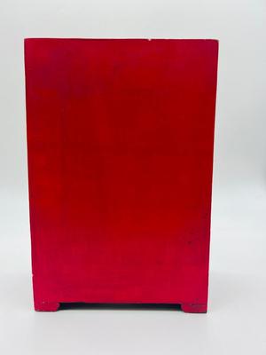 Embossed Wooden Mini Chest Of Drawers
