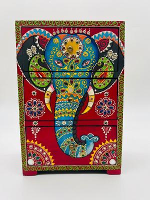Embossed Wooden Mini Chest Of Drawers