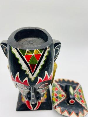 Carved Wooden African Statue