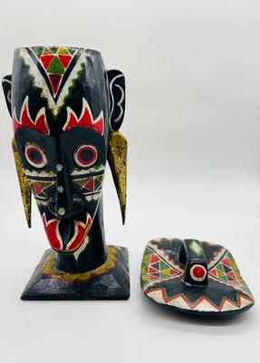 Carved Wooden African Statue