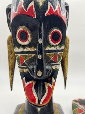 Carved Wooden African Statue