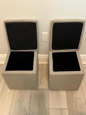 Storage Bench Turns Table ~ 3 Piece Set