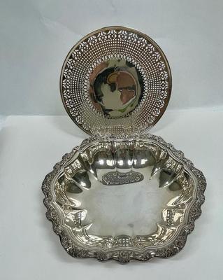 Lot of Silver-plate Serving dishes