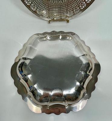Lot of Silver-plate Serving dishes